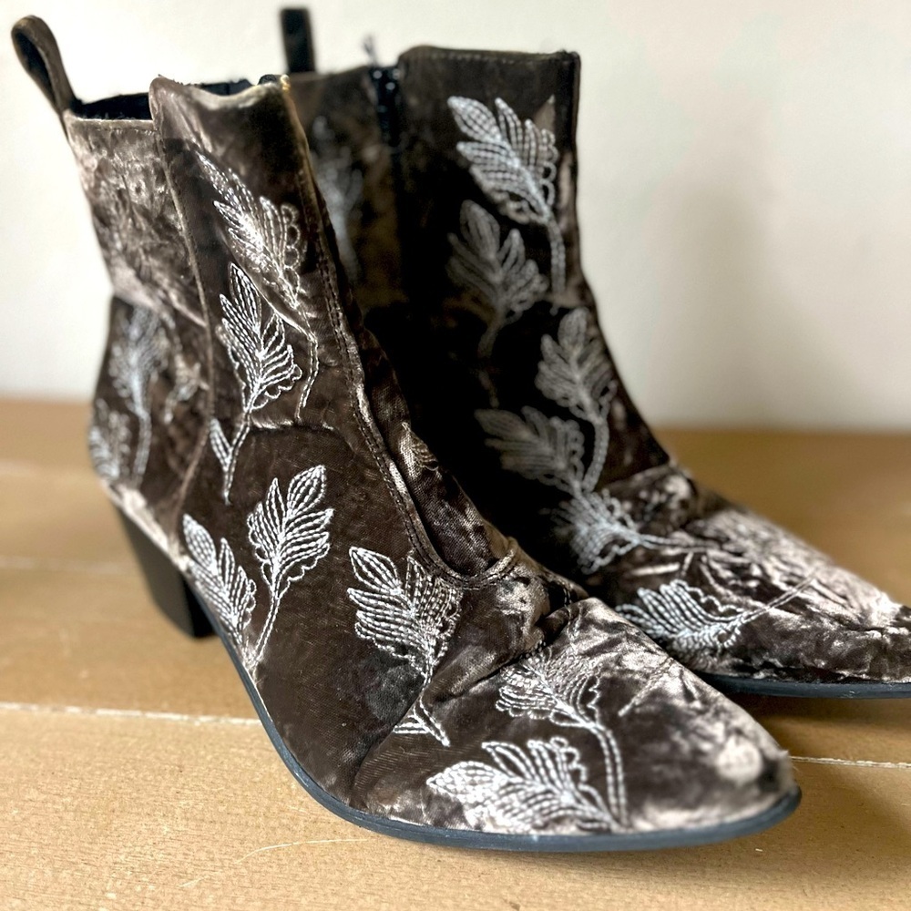 ASOS Suede Booties size 11